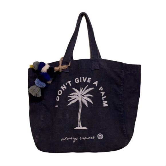 SUNDRY beach/ summer bag in very good condition.  “I don’t give a palm “ - Picture 1 of 12